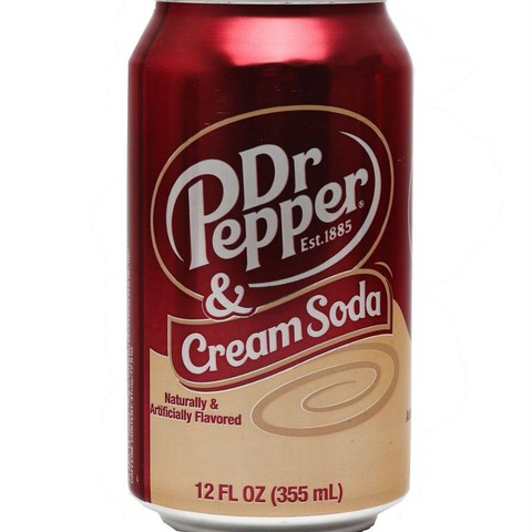 Dr. Pepper Cream Soda 0.355 л Ж/Б (12 шт)
