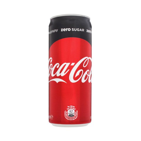 Кока-кола  без сахара 0,33 л Ж/Б (12 шт)