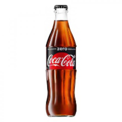 Кока-кола  без сахара 0,33 л Стекло (12 шт)