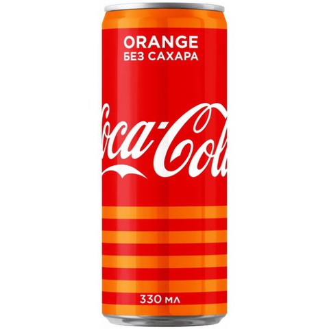 Кока-кола Оранж. 0,33 л Ж/Б (24 шт)