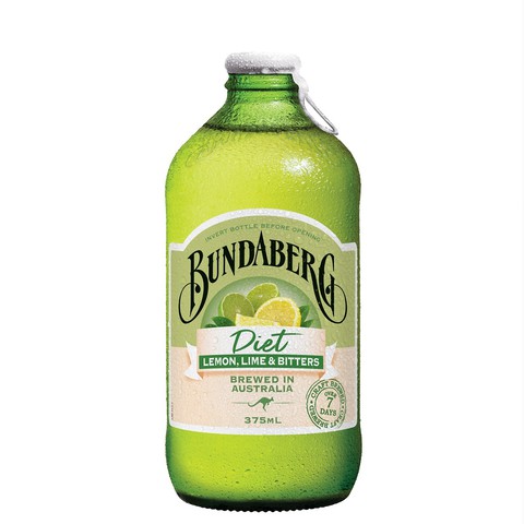 Bundaberg  Lime&Bitters Лимон-Лайм Diet 0,375л СТЕКЛО (12 шт)